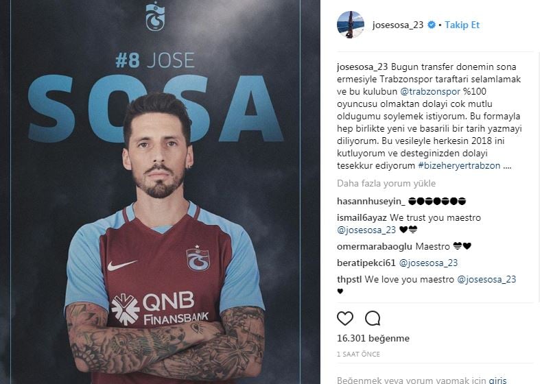 Jose Sosa: Bu formayla tarih yazmayı diliyorum