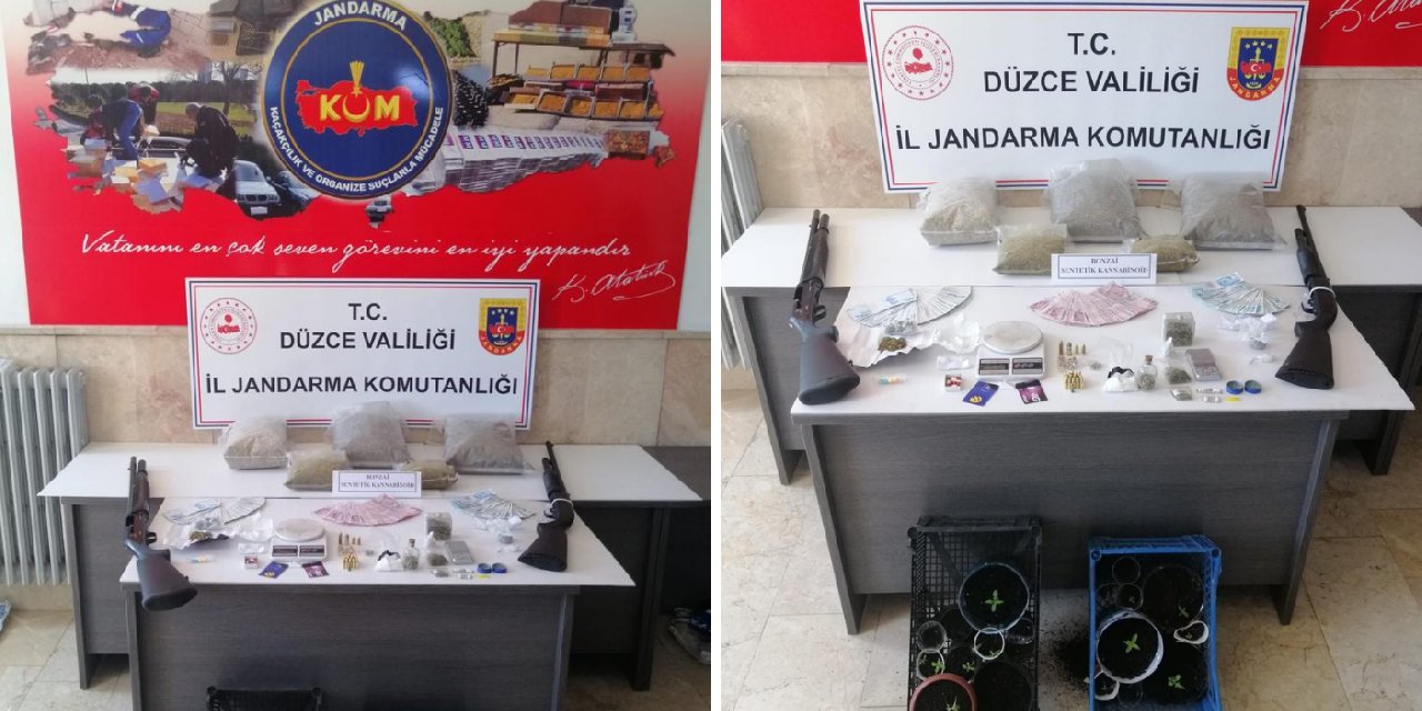 Düzce'de suç örgütüne operasyon: 16 gözaltı