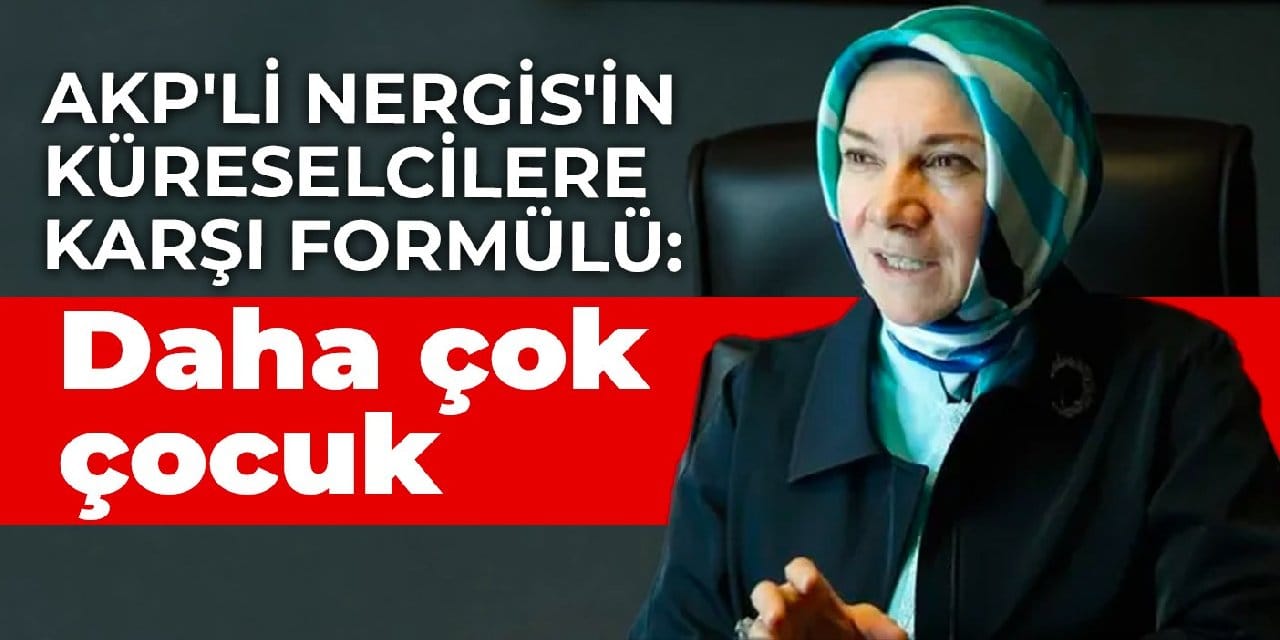 AKP'li Nergis'in küreselcilere karşı formülü: Daha çok çocuk