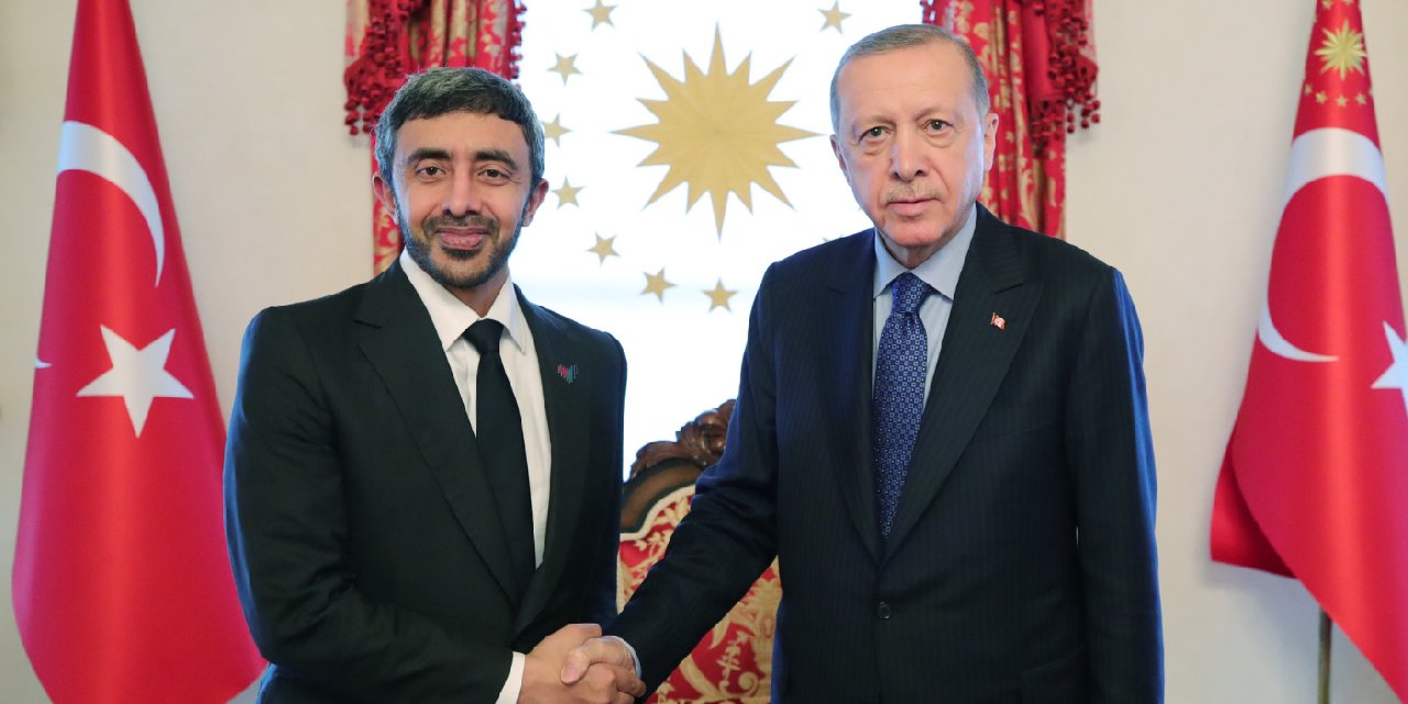 Cumhurbaşkanı Erdoğan, BAE Dışişleri Bakanı Al Nahyan'ı kabul etti