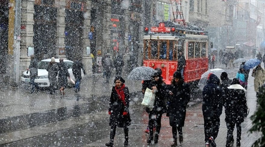 İstanbul'a kar geliyor!