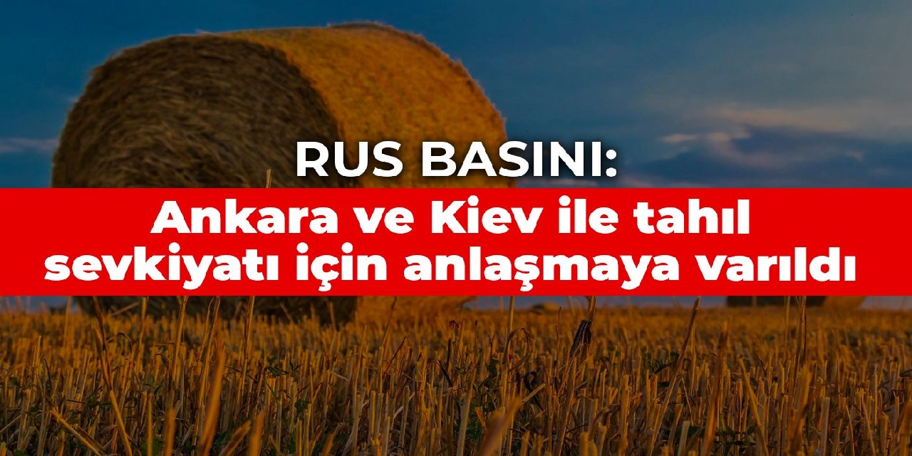 Rus basını: Ankara ve Kiev ile tahıl sevkiyatı için anlaşmaya varıldı
