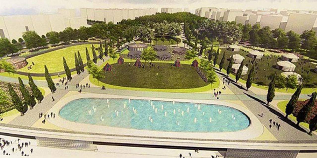 106 bin nüfuslu ilçeye 6,7 milyonluk millet bahçesi