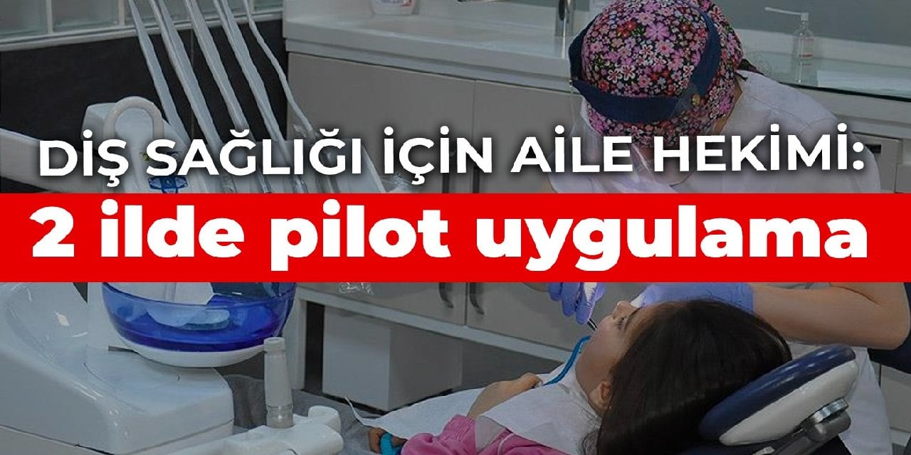 Diş sağlığı için aile hekimi: 2 ilde pilot uygulama