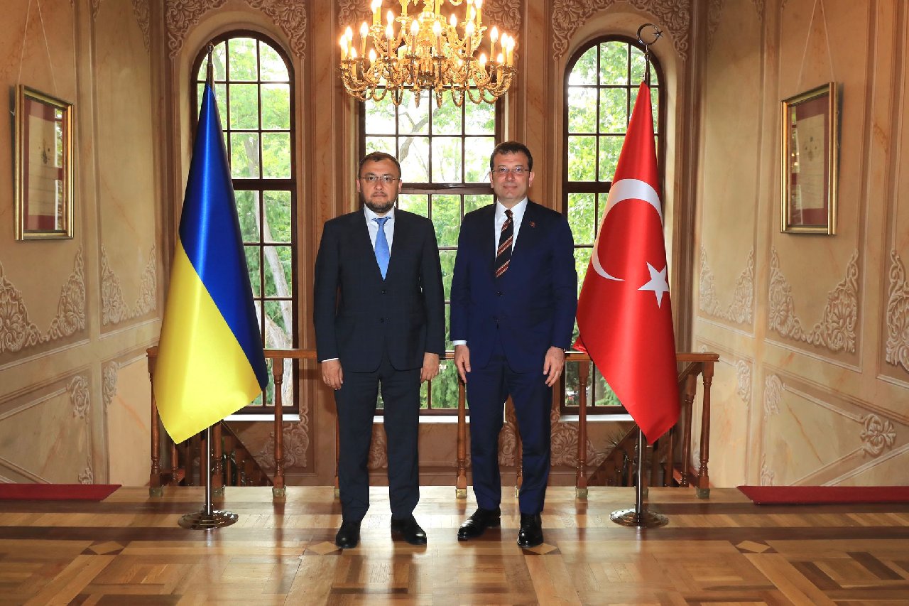 İmamoğlu, Ukrayna Büyükelçisi’ni ağırladı