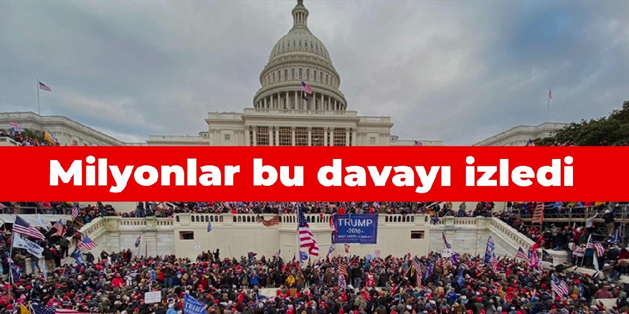 ABD'de Kongre baskını: Duruşmayı 20 milyona yakın kişi seyretti