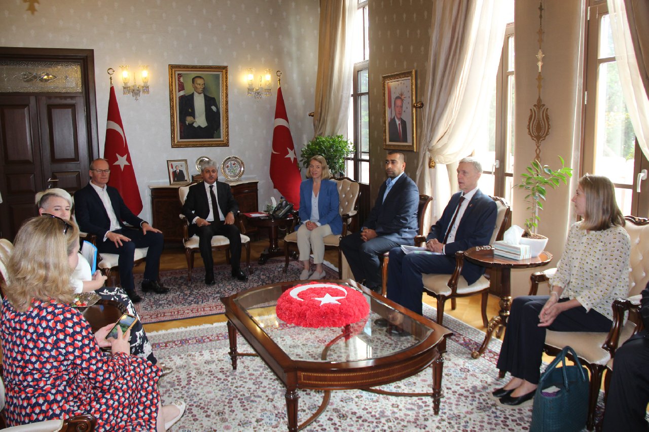İrlanda ve Norveç Dışişleri Bakanları Hatay’da