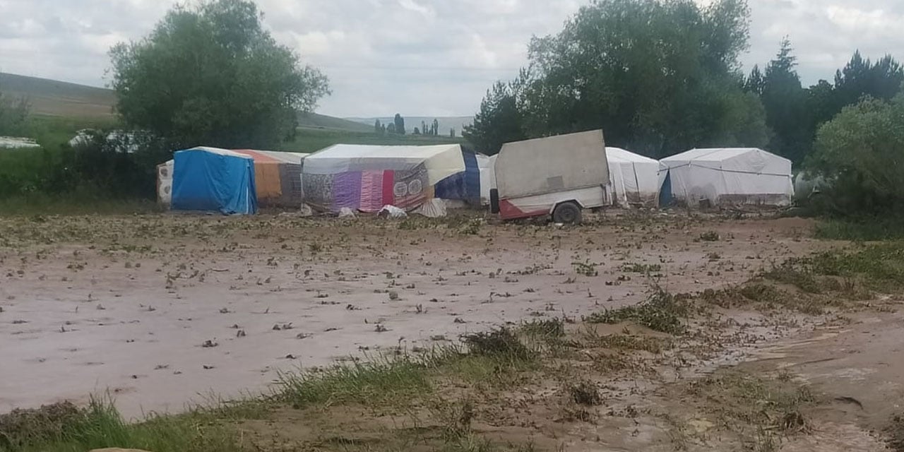 Sivas'ta ekili alanları sağanak vurdu: 3 bin 914 dekar alan zarar gördü