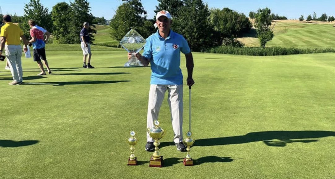 Milli golfçü Mehmet Kazan Çekya’da şampiyon oldu