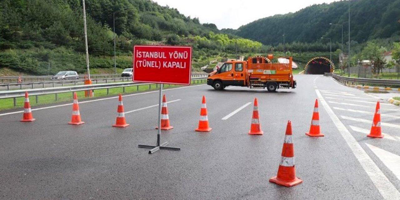 Bolu Dağı Tüneli'nde heyelan! İstanbul istikameti ulaşıma kapatıldı