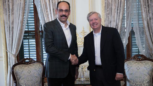 İbrahim Kalın, ABD'li Senatör Graham ile görüştü