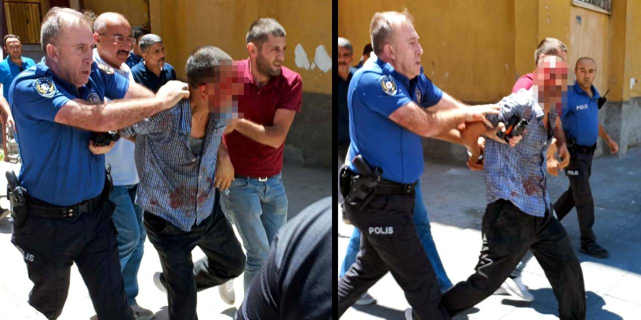 Eşini rehin aldı, evi yakmaya çalıştı