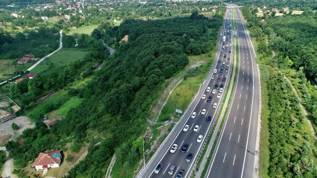Bolu Dağı'nda bayram kuyruğu