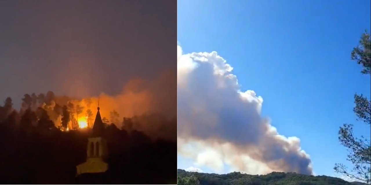 Fransa'da orman yangını: 18 itfaiyeci yaralandı