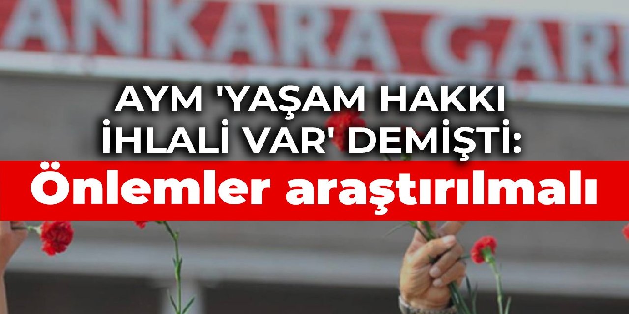 AYM 'yaşam hakkı ihlali var' demişti: Alınan önlemler araştırılmalı