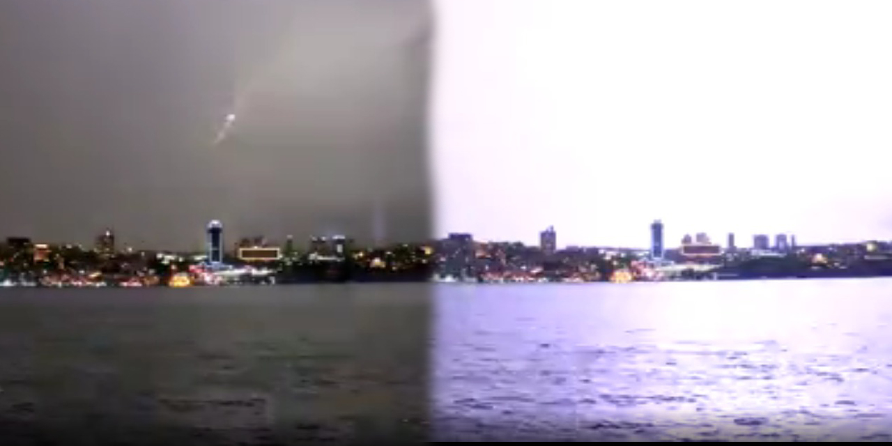 İstanbul'da gece, gündüz oldu: 7 bin şimşek aydınlattı