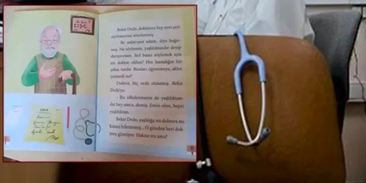 Çocuk kitabında doktorlara ilişkin skandal ifadeler