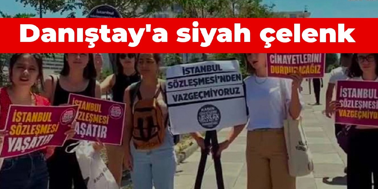 Kadınlardan İstanbul Sözleşmesi protestosu