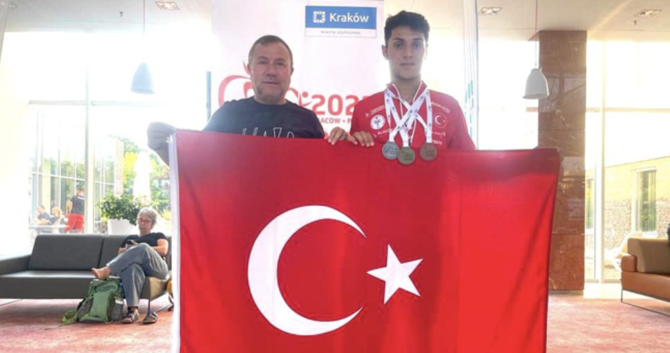 Özel sporcu Veysi Turan, Avrupa şampiyonu