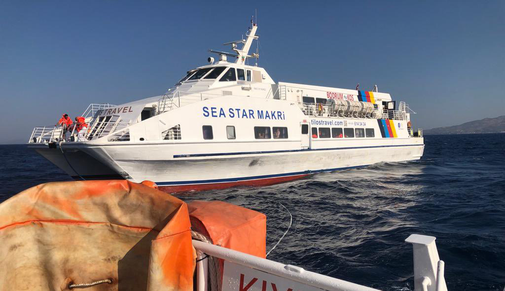 Feribotta korkutan anlar!