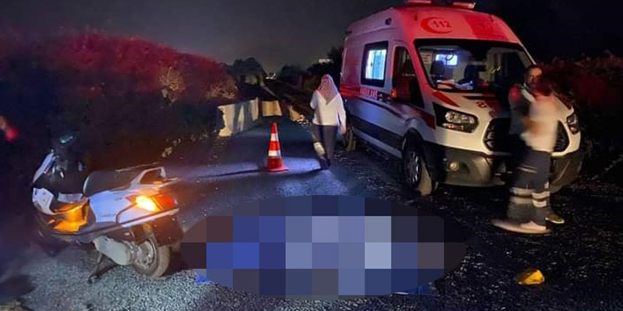 İzmir'de motosiklet devrildi: 1 ölü, 1 yaralı