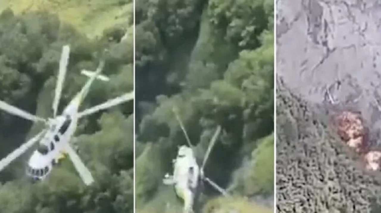 Komşuda helikopter kazası: 8 kişi öldü