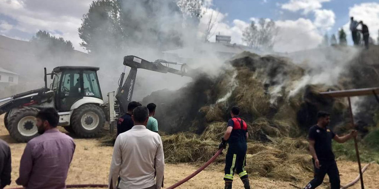 Van'da 5 bin balya ot yandı