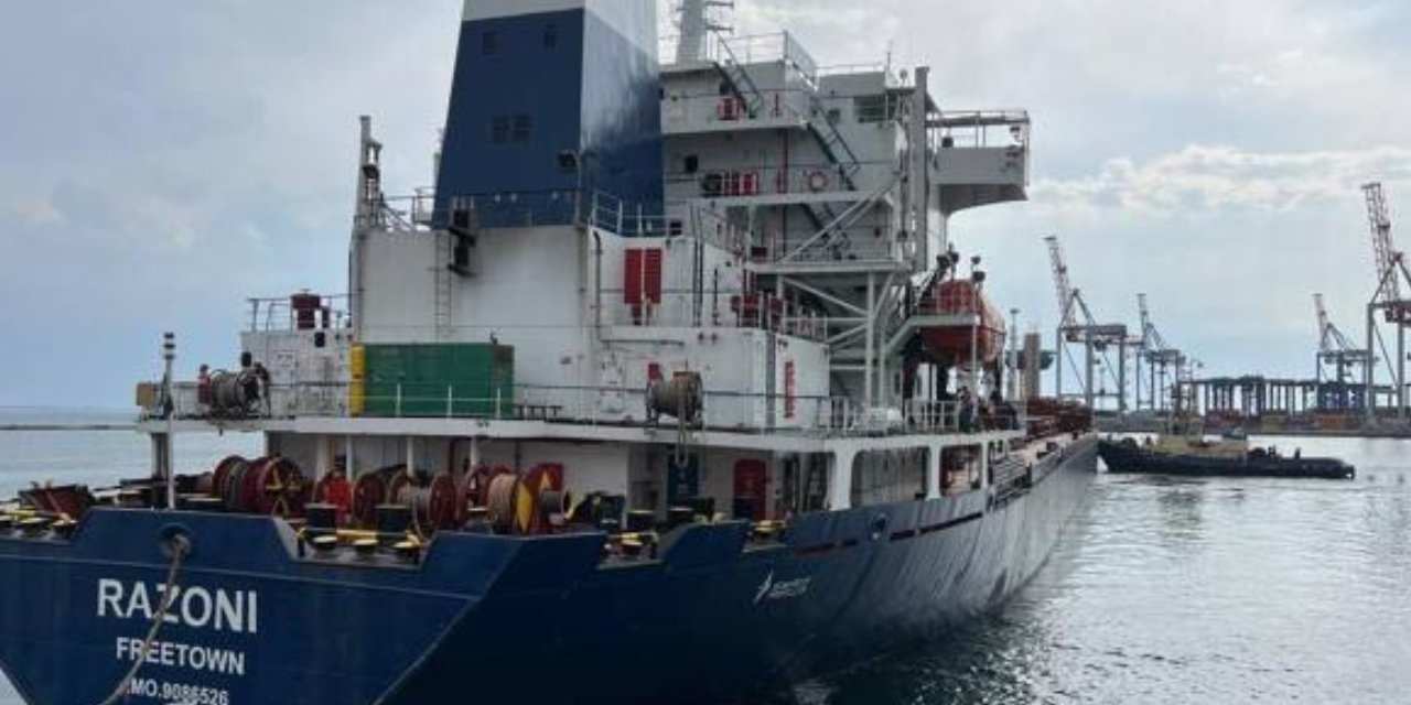 Odessa'dan gelen tahıl yüklü gemi yarın İstanbul'da