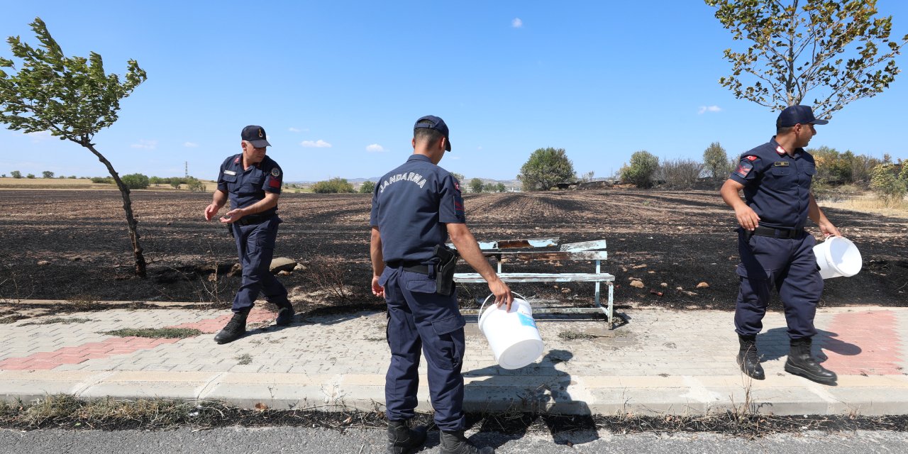 Cezaevi yakınlarında yangın