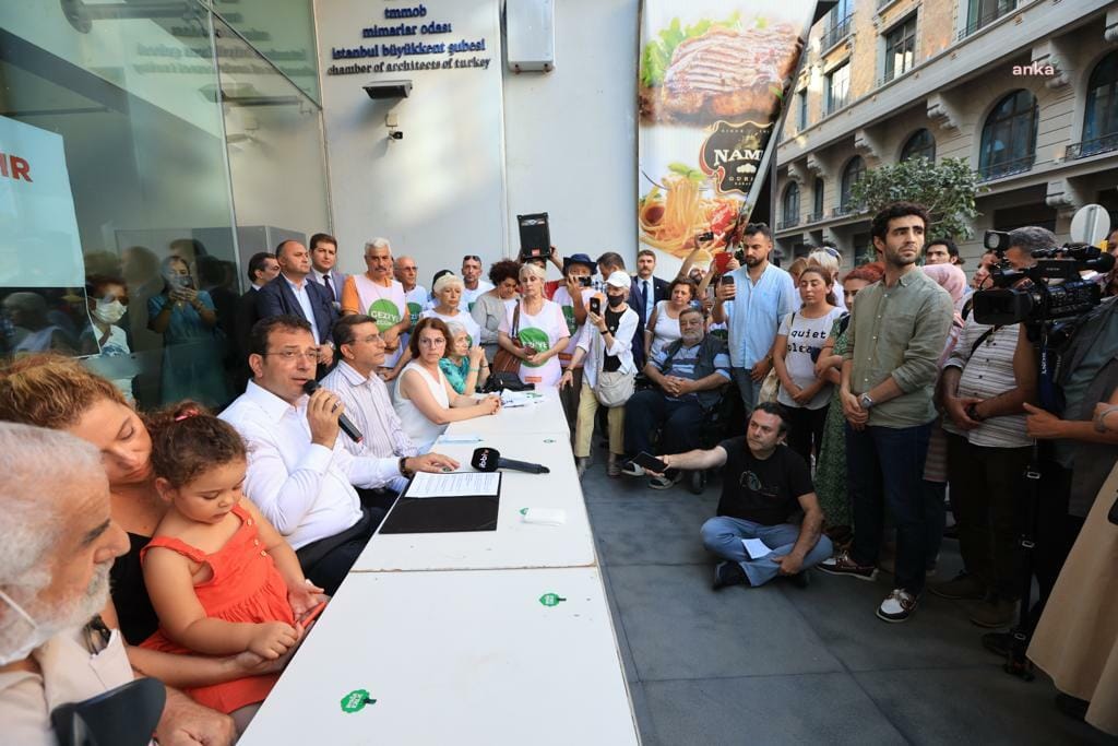 İmamoğlu'ndan 'Gezi için adalet nöbeti'ne destek: Tayfun çıkacak, bizimle çalışacak