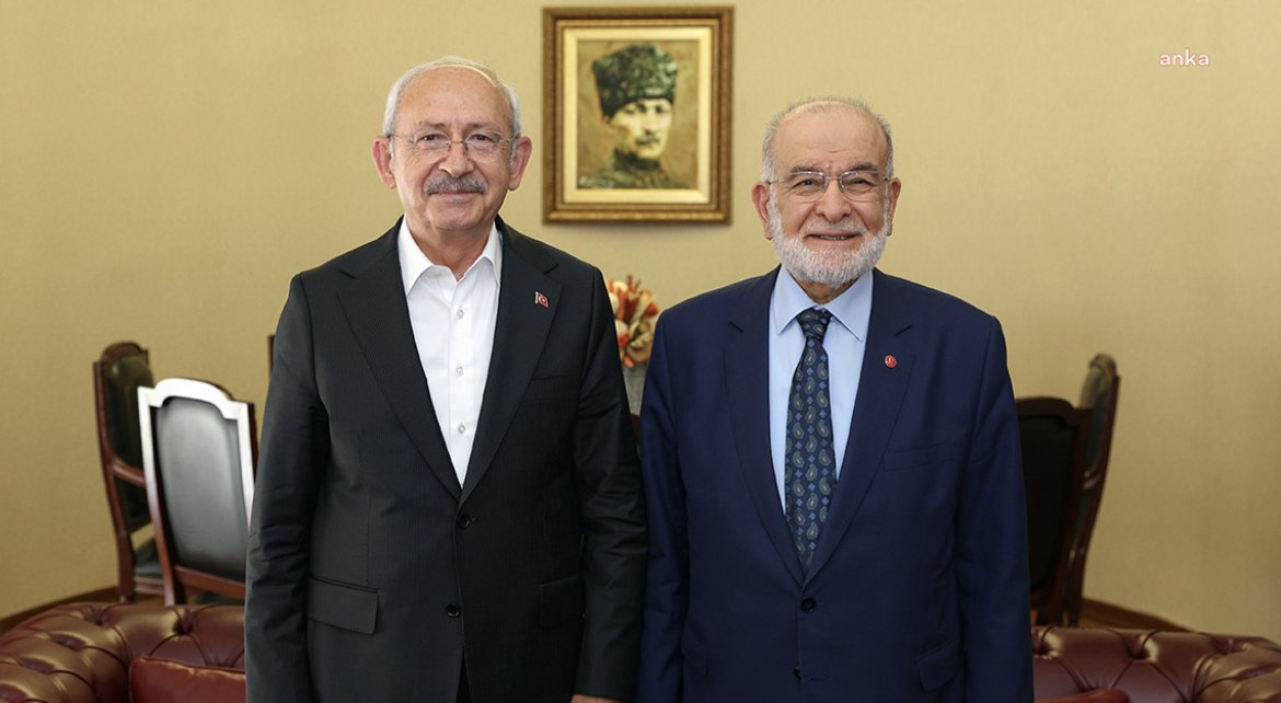 Kılıçdaroğlu, Karamollaoğlu ile bir araya geldi