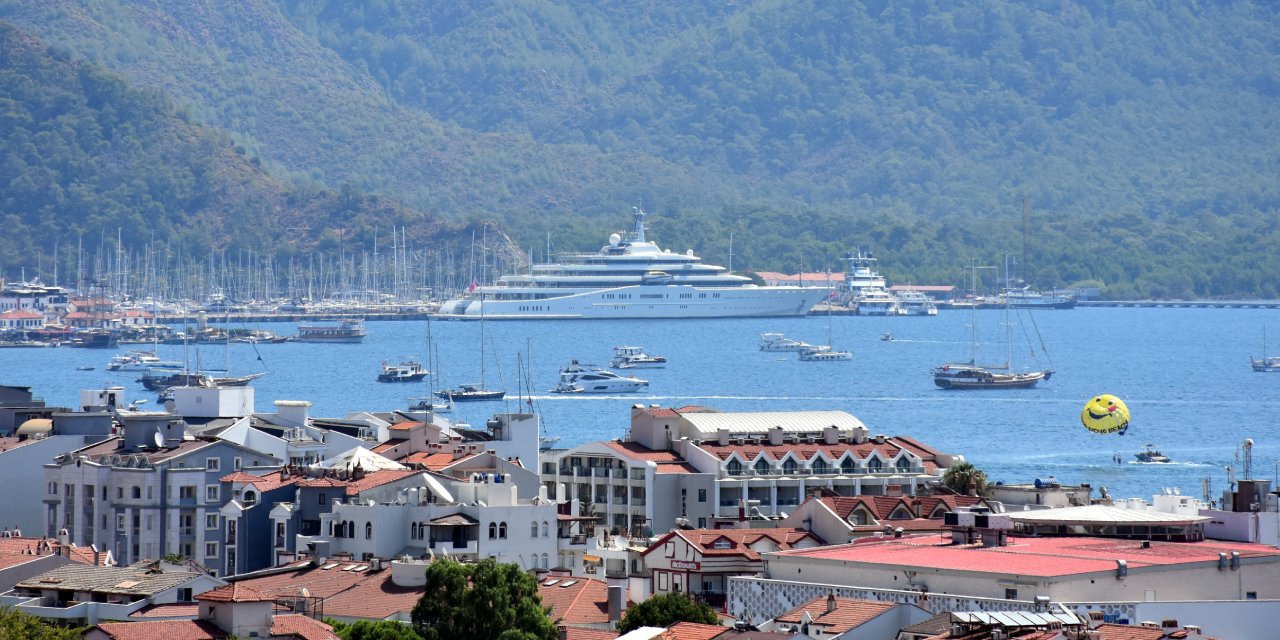 Abramoviç'in ultra lüks yatı Marmaris'te