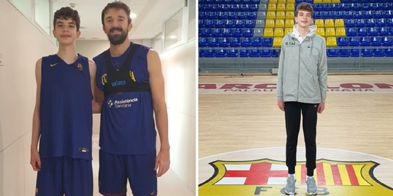 13 yaşında İzmir'den Barcelona'ya