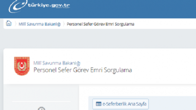 Sefer görev emri nasıl sorgulanır?