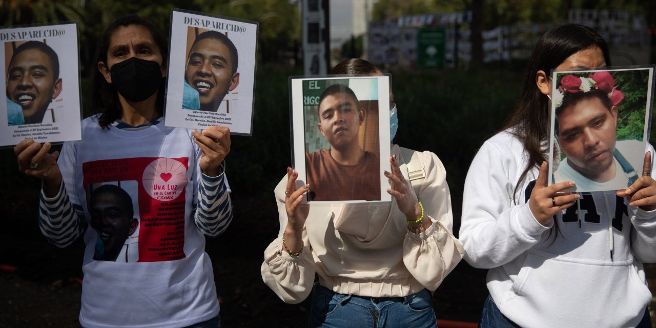 Meksika'da kaybedilen yakınlarını arayanlar bir araya geldi