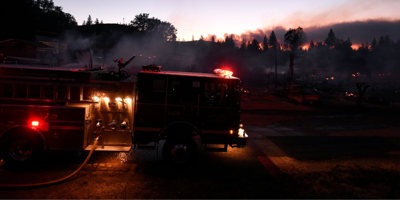 California'da orman yangını: Evler tahliye edildi