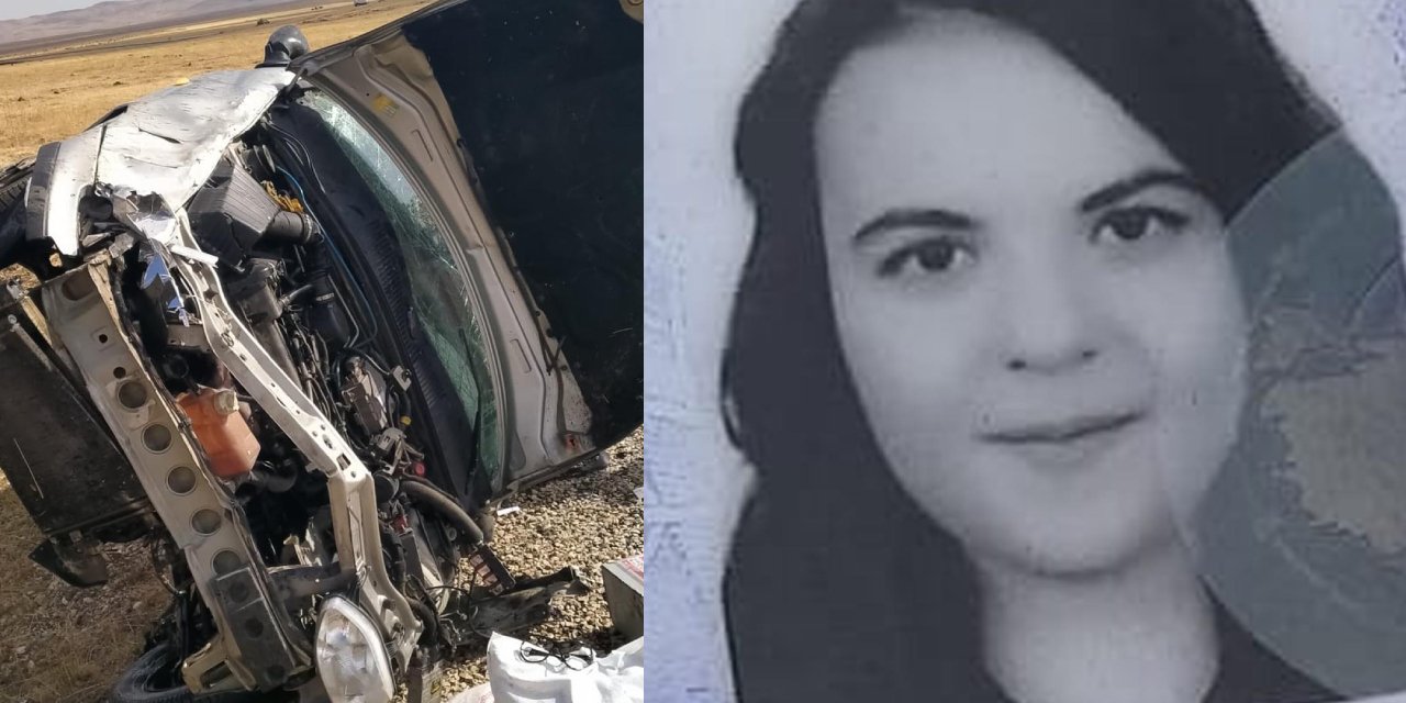 Babasıyla ilk görev yerine giden öğretmen trafik kazasında öldü