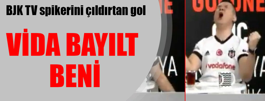 BJK TV spikerini çıldırtan gol