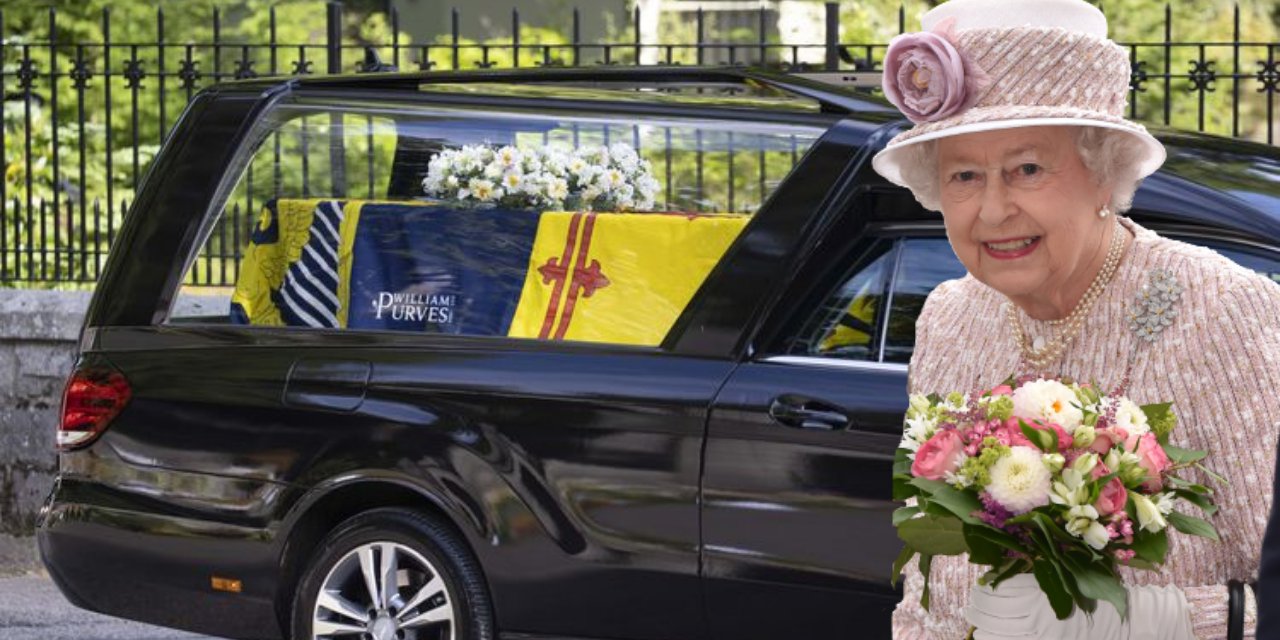 Kraliçe'nin cenazesi Edinburgh yolunda