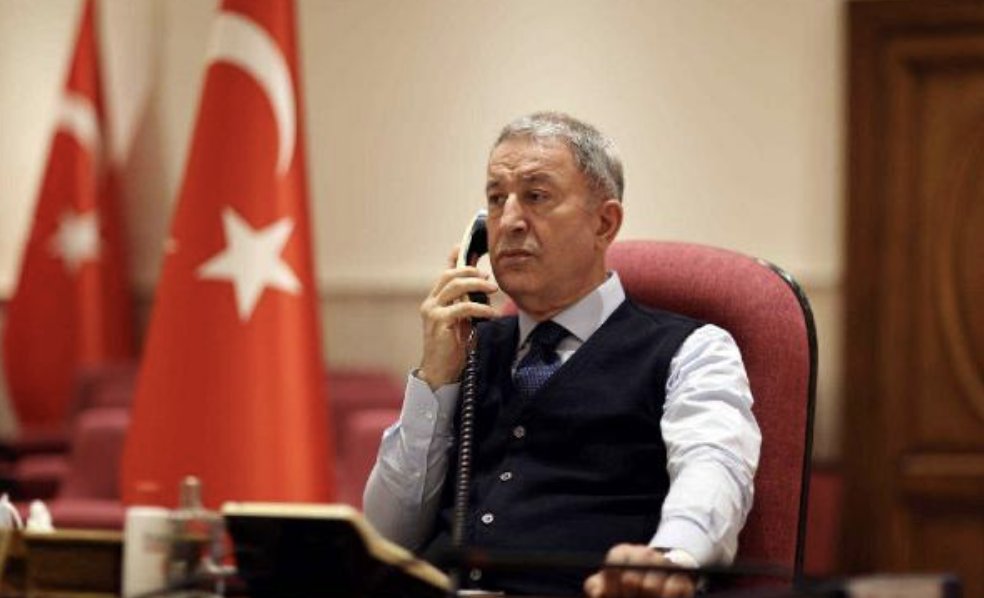 Bakan Akar, Ukraynalı bakanlar ile görüştü