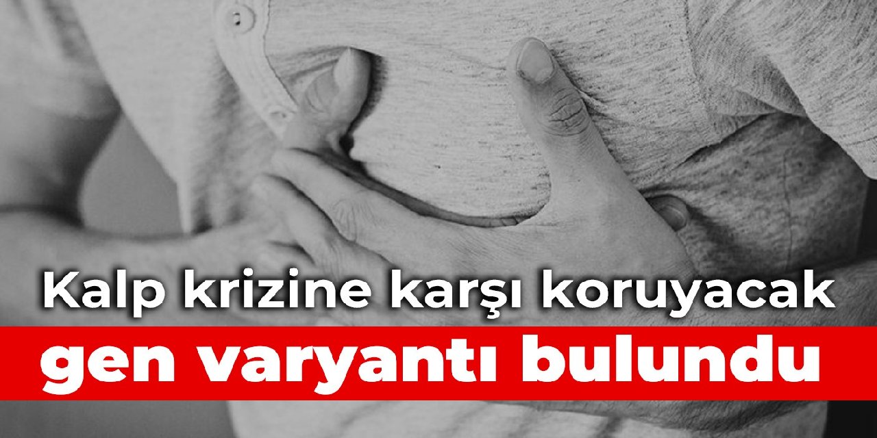 Kalp krizine karşı koruyacak gen varyantı bulundu