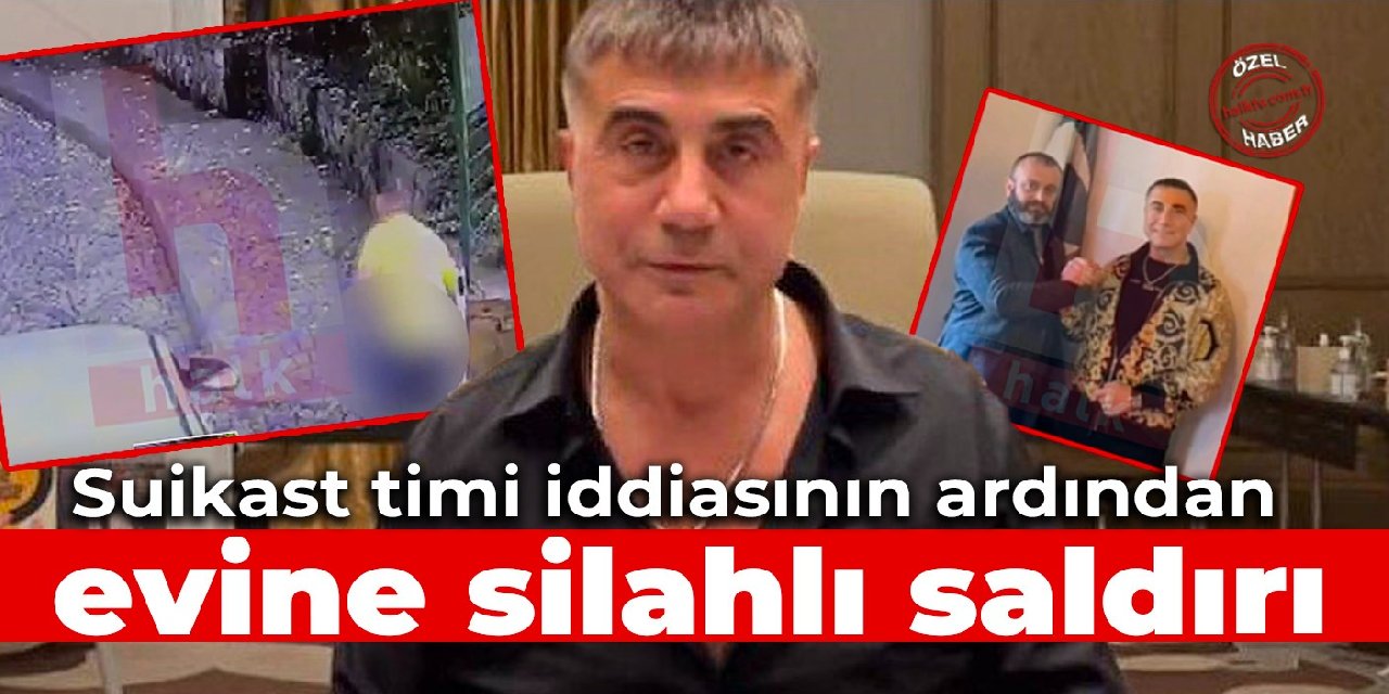 Sedat Peker'in Beykoz'daki evine silahlı saldırı