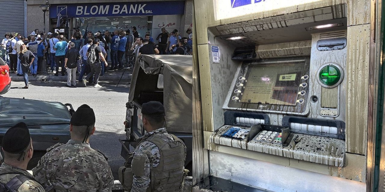 Devlet hesaplarını dondurmuştu... Vatandaş bankayı bastı