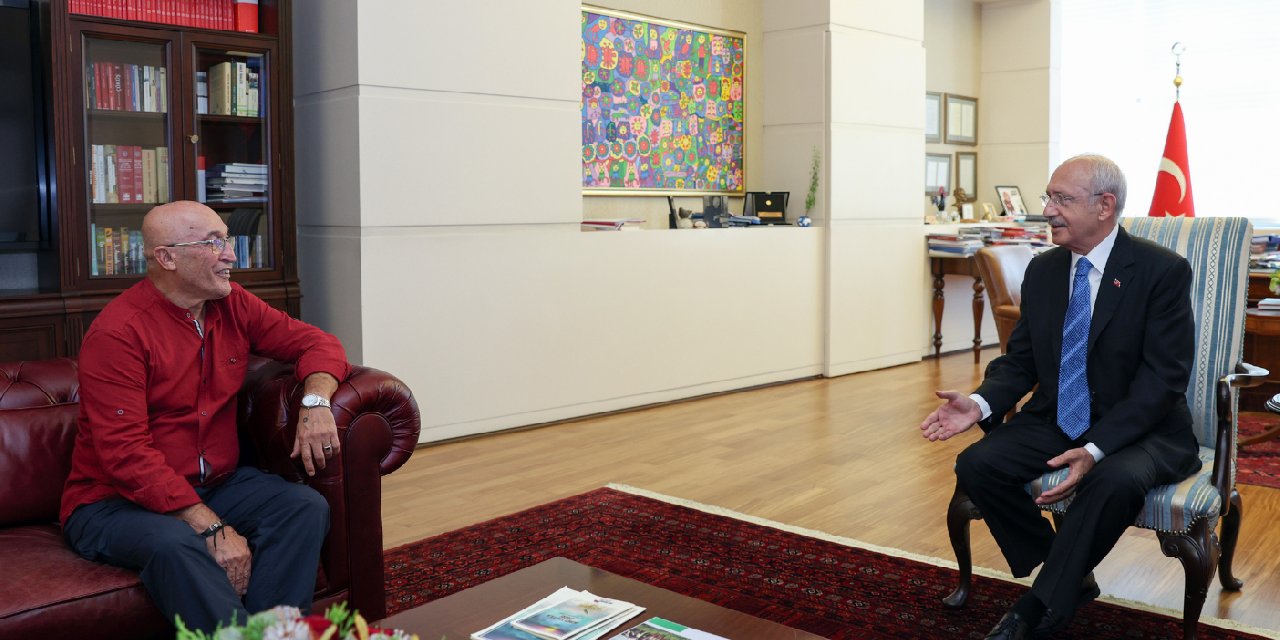 Kılıçdaroğlu, Musa Anter'in oğlu Dicle Anter'i ağırladı