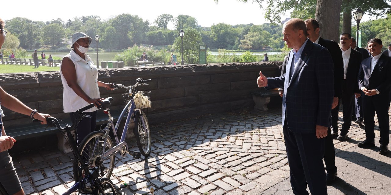 Erdoğan'dan Central Park'ta uyarı: Sigara içmesin