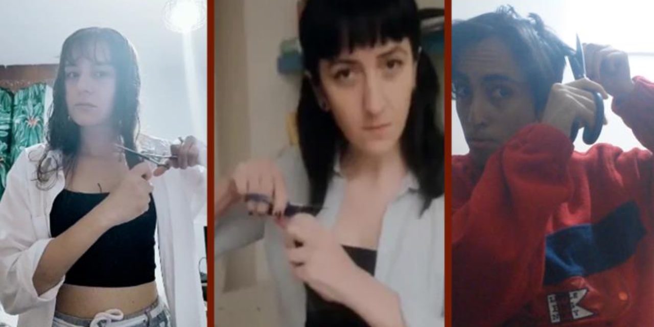 Türkiye'de de yayıldı: İranlı kadınlara destek için saçlarını kestiler