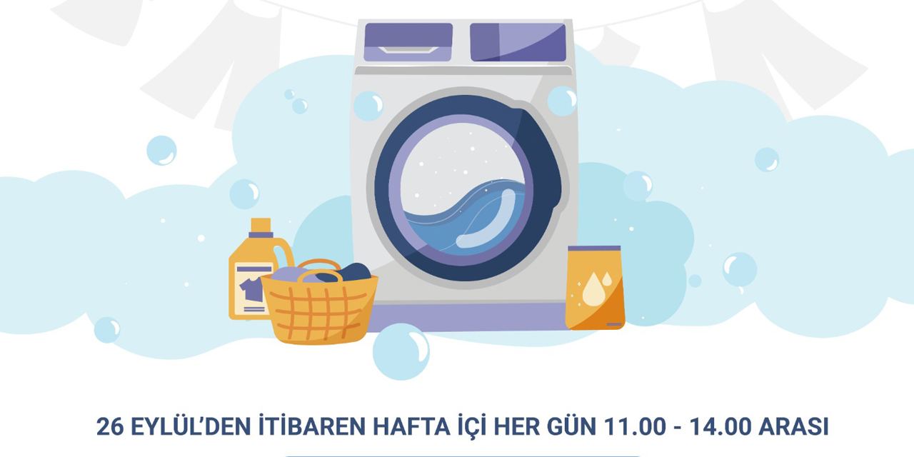 Küçükçekmece Belediyesi'nden öğrencilere çamaşır yıkama ve ütü hizmeti