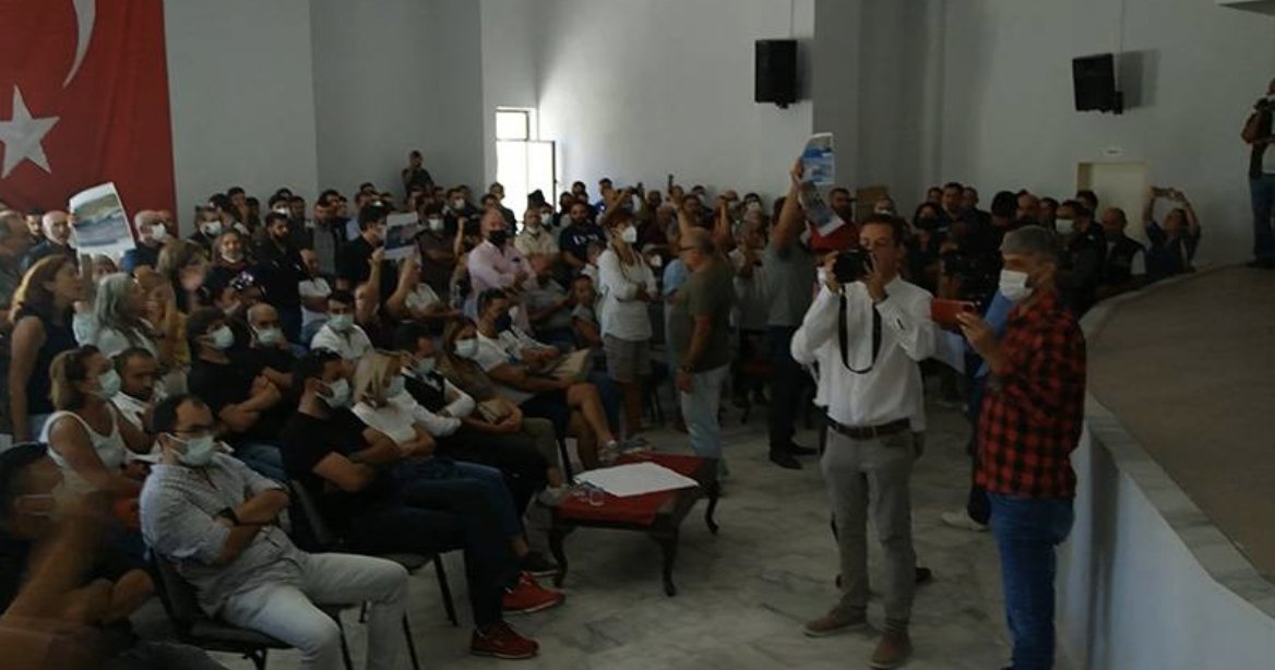 Marmaris halkı ÇED toplantısına izin vermedi