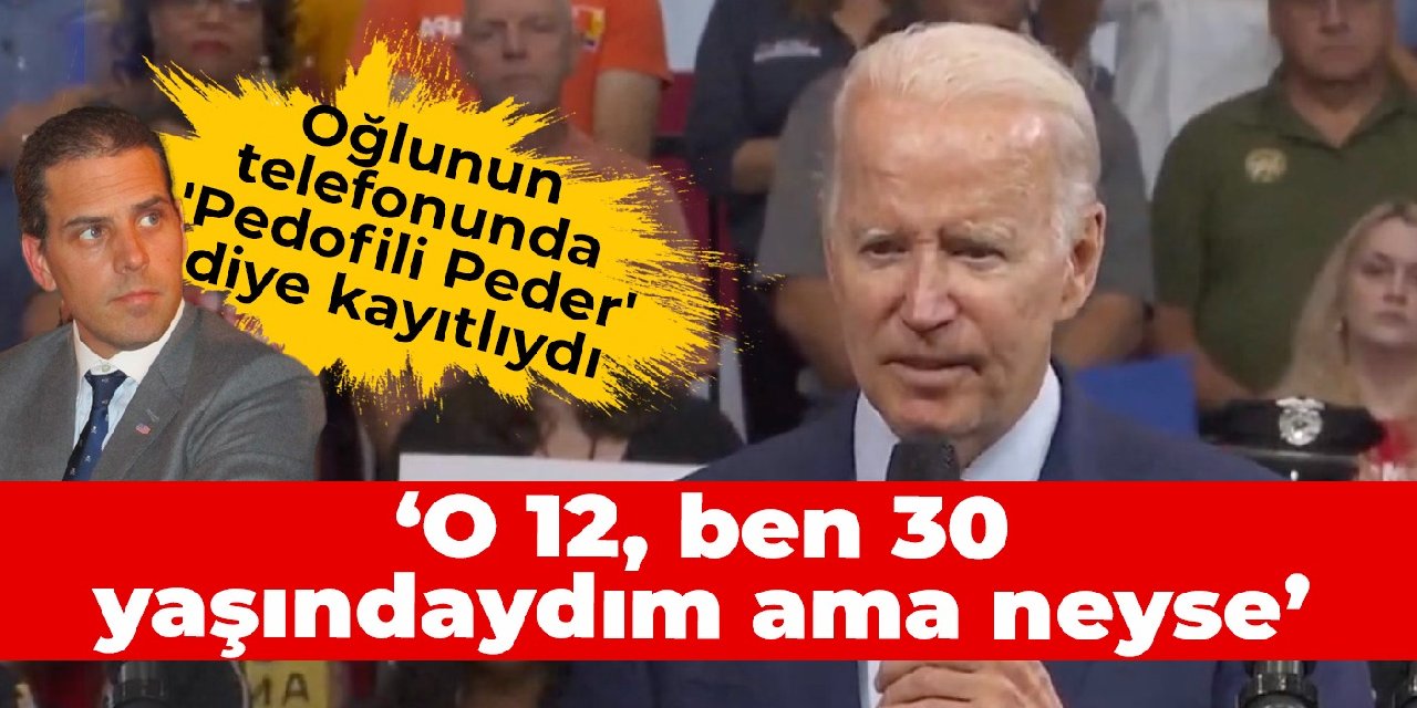 Biden: O 12, ben 30 yaşındaydım ama neyse
