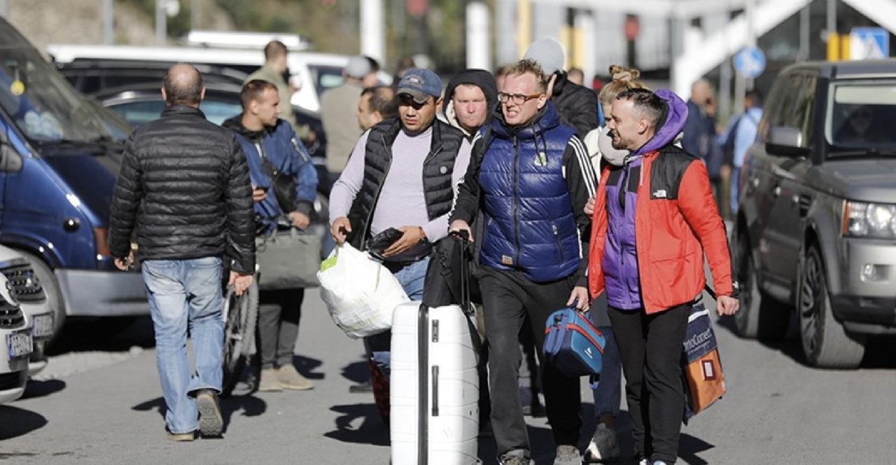 Gürcistan'a son 10 günde 78 bin 742 Rusya vatandaşı girdi